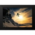 thumbnail image 2 of Sanne, Jakob 18x13 Black Modern Framed Museum Art Print Titled - Sunset Snowboarding, 2 of 5