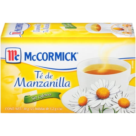 (3 Pack) McCormick 25 Count Box Caffeine Free Chamomile Tea Bags, 1.06 (Best Chamomile Tea In The World)