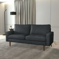thumbnail image 2 of Koby Home Sleeper Sofa Couch 70" Linen Sofas Modern Couches for Living Room Dark Gray, 2 of 5