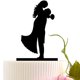 thumbnail image 3 of Kearding Silueta del novio, novia, Día de San Valentín, decoración para tarta, amor, boda, amor, boda, cumpleaños, aniversario, decoración Kits de decoración para fiestas 2, 3 of 6