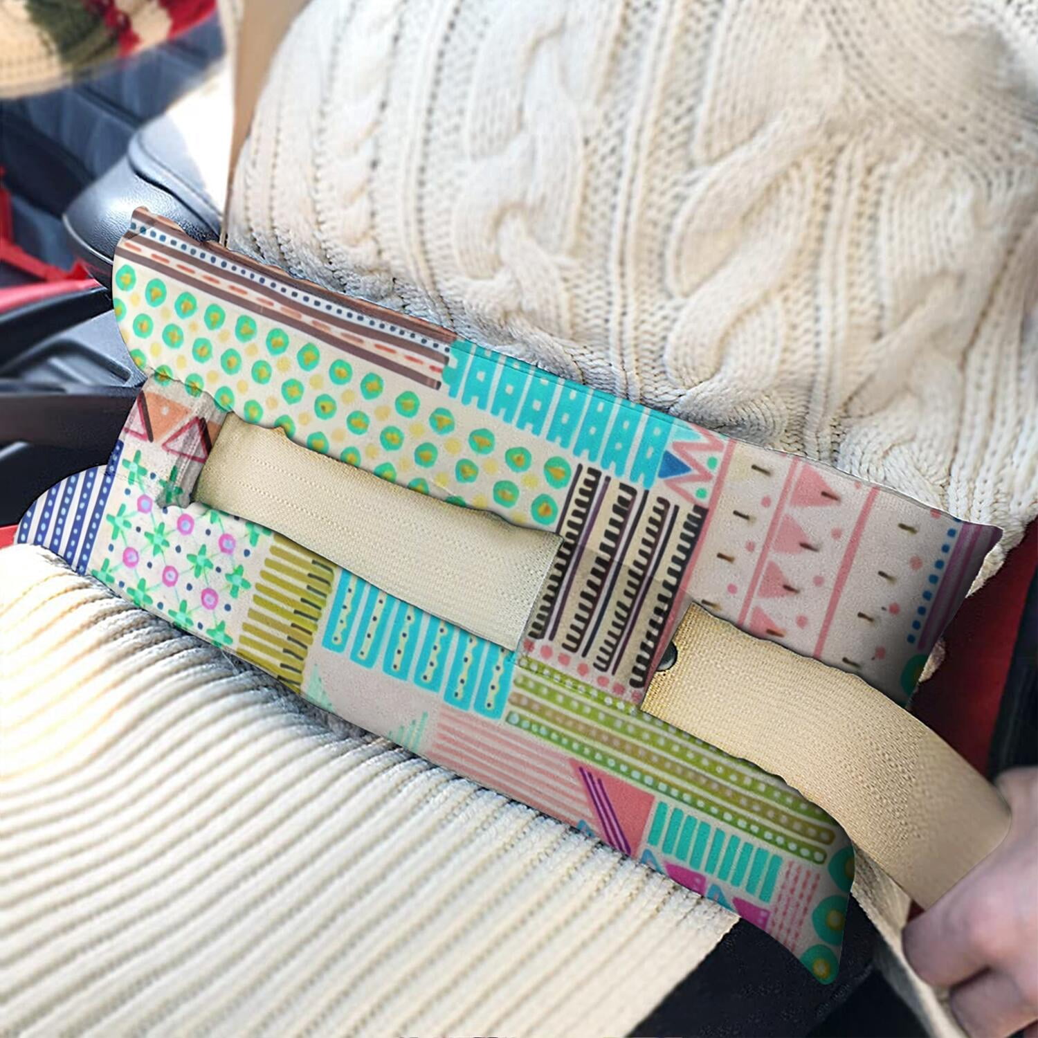 Post-Hysterectomy Seat Belt Pillow Abdominal Protection Cushion (Ethnic)