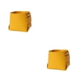 thumbnail image 4 of Portalápices Cateissary de cuero amarillo 9*9*10 CM 2Conjunto, 4 of 6