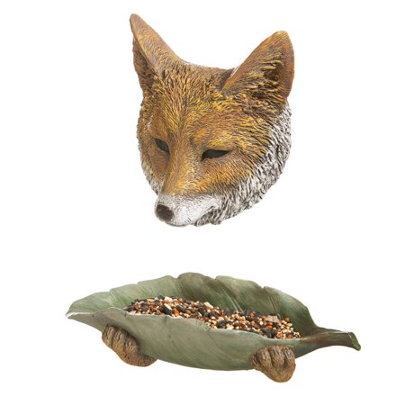 Fox Tree Face And Leaf Bowl Birdfeeder Walmart Com