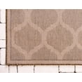 thumbnail image 7 of Unique Loom Outdoor Trellis Collection Area Rug - Moroccan (2' 2" x 6' 1" Runner Beige and Brown/Beige), 7 of 7