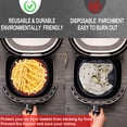thumbnail image 4 of Reusable Air Fryer Liners with Raised Silicone | Patented Product | BPA Free Non-Stick Silicone Air Fryer Mats | Air Fryer Silicone Tray Accessories | 2 Size Options \u2013 8 Inch Round, 4 of 7