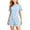 Z19 Light Blue, variant on Mifsaly 2 Piece Short Sets for Girls Summer Short Sleeve Crewneck Cropped T-Shirts and Athletic Shorts Kids Breathable Casual Sportswear Clothes