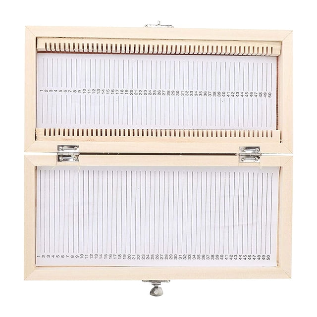 MasteelfCA Boîte de Rangement en Bois pour Spécimens 50 Emplacements pour Plantes Insectes