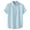 Light Blue, variant on Pimfylm Mens Shirts Short Sleeve Cotton Tees for Men, Extra-Long Crewneck T-Shirts White 2XL