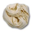 thumbnail image 1 of Châle Style Pashmina 26 Po Grand par 72 Po long Crème de Coco, 1 of 3