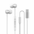 thumbnail image 1 of Auriculares con cable tipo C, estéreo, intraauriculares con micrófono. Apta para teléfonos móviles y portátiles. Ordenador personal, 1 of 2