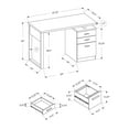 thumbnail image 3 of COMPUTER DESK - 48"L / WHITE LEFT OR RIGHT FACING, 3 of 11