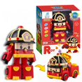 thumbnail image 1 of ben-Perly Transformation RoBO830t Toy, Rescue Team BO830y Girl Toy Car, 12 Piece Set, 1 of 4