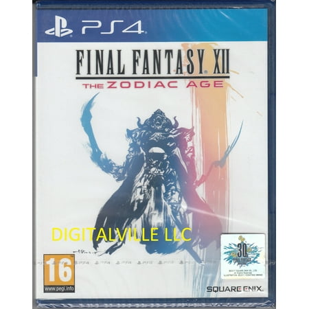 Final Fantasy XII The Zodiac Age PS4 Sony PlayStation 4 Brand New Factory Sealed