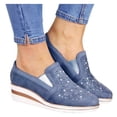 thumbnail image 6 of ZTTD Women Bling Platform Sneakers Casual Shoes Ladies Comfort Loafers Shoes, 6 of 8