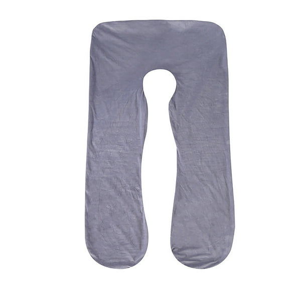 Fiudx Almohada de Embarazo, Cómoda Almohada Corporal En Forma de U, Almohada Ergonómica de Apoyo para La Maternidad, Ideal para Dormitorio, Leer y Amamantar, Regalo para Embarazadas, Funda de Terciop