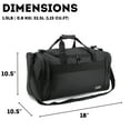 thumbnail image 7 of J World Copper 33L Duffel Bag - Black, 7 of 7