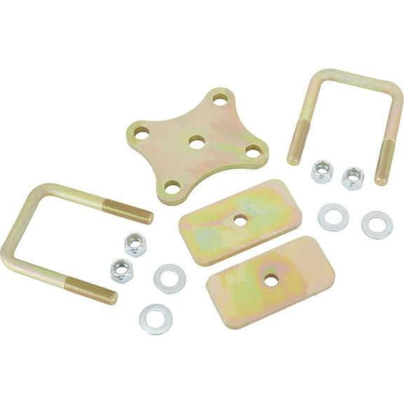 Front Spring U-Bolt Kit, Fits Ford Model T - 1934, Plain Steel