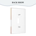 thumbnail image 4 of Panel de interruptores de pared con marco romano de cuero simple Broncos Switching Lights, interruptor de luz simple, doble o con tirador, 4 of 8