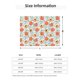 thumbnail image 5 of Fotbe Peach Manta de Franela con Estampado, Manta Ultrasuave para Cama, Sofá, Auto, Hipoalergénica y Antibolitas-80"x60", 5 of 6