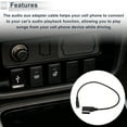 thumbnail image 3 of Unique Bargains Audio Aux Adapter Cable Wire for Mercedes-Benz 2008-2016 with MI port Convenient Stereo Radio Harness, 3 of 7