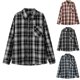 thumbnail image 4 of Mens Camisas de Manga Larga Casual Vintage Turndown Cuello Botón Abajo Camisa Chaqueta con Bolsillo Poliéster Tops Diario, 4 of 5