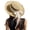 BG1, variant on Summer Wide Brim Sun Hat for Women Men Breathable Straw Beach Hat Casual Outdoor Sunshade Cap