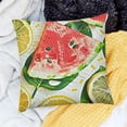 thumbnail image 2 of BANET Throw Pillow Covers Fruit Cushion Cover Case Green Decorative Outdoor Home Decor Pillow Cases 24x24in, 2 of 5