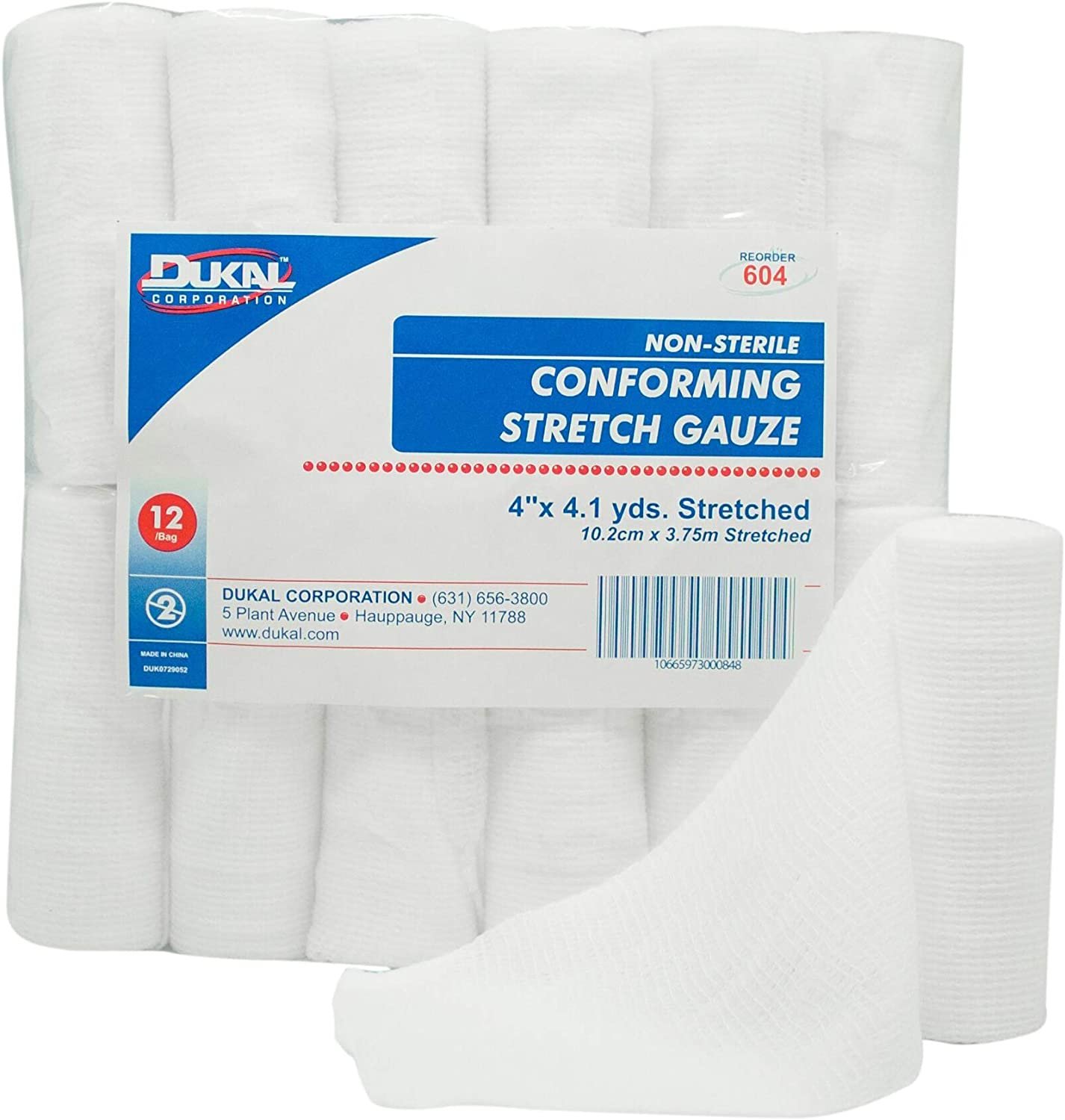 Conforming Stretch Gauze 4 inch x 4.1 Yards. Case of 96 Conforming