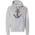thumbnail image 2 of Inktastic Nautical Anchor and Rope Adult Hoodie Sweatshirt, 2 of 4