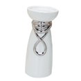 thumbnail image 3 of Portavelas de pilar, mesa de artesanía de cerámica, centro de mesa, accesorios para fotos, portavelas, candelabro, soporte para el hogar, Halloween, i plata 12cmx25.5cm, 3 of 8