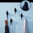 thumbnail image 3 of Gancho Para Toallas De Pájaros, Colgador Creativo De Resina Para Pájaros, Perchero Para Ropa De Pájaros Hecho A Mano, Estante Para Toallas De Pájaros, Soporte Para Ropa De Pared Para La Decoración seitruly HA027132-03, 3 of 6