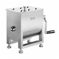 Meat Mixer 15lb Capacity Stainless Steel Manual Sausage Maker Machine Silver Commercial Grade