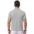 thumbnail image 5 of HAJWOH Men's Golf Polo Shirts 4XL Quick Dry Short Sleeve Moisture Wicking Casual Button Down Top, 5 of 5