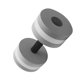 thumbnail image 3 of Greeniant 1 par de mancuernas para aeróbic acuático, mancuerna EVA acuática, mancuerna para ejercicio de brazos acuáticos, piscina, natación, Yoga, Deportes acuáticos gris blanco Greeniant OD001605-08, 3 of 6