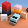 thumbnail image 2 of Square Drawers Jewelry Packaging Box Necklace Bracelet Ring Earring Storage Boxes Multiple-Use Thick Paper Gift Case, 2 of 4