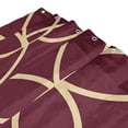 thumbnail image 3 of Yayeee Shower Curtain with Hooks 72"x72" Waterproof Fabric Bathroom Hanging Decor, Red Circles, 3 of 5