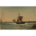thumbnail image 2 of Amaldus Nielsen 14x11 Gold Ornate Wood Frame and Double Matted Museum Art Print Titled - From Hvaler (1898), 2 of 4