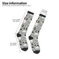 thumbnail image 2 of Gukieu Funny Beagle Active Dog Print Contrast Color Stockings, Elastic Sports Socks Warm Socks Clothing Accessories, Adult Unisex, 2 of 6