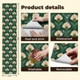 thumbnail image 5 of Vintage Peel and Stick Wallpaper Floral Beige Blossoms Green Leaves Dark Wall Mural 23.6in x 9.8ft Self Adhesive Removable Wall Paper Renter Friendly Wallpaper for Nursery Bedroom Cabinets, 5 of 8