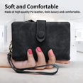 thumbnail image 2 of Cartera corta de piel con protección RFID para mujer: cartera suave, cómoda y bonita con muchas ranuras para tarjetas (rosa), 2 of 6