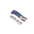 thumbnail image 1 of Pinzas para el pelo de gato musical para mujer y niña, horquillas de Piano, pasadores divertidos, accesorios para el cabello de pico de pato, 2 uds., 1 of 1