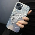 thumbnail image 2 of Butterfly Silver Glitter Aesthetic TPU Case Compatible with iPhone Case (iPhone 13 Pro), 2 of 6