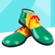 thumbnail image 3 of BRIGHTFUFU 1 par de zapatos de payaso de halloween botas vestido comedia unisex para adultos disfraces disfraces fiesta eventos suministros (verde), 3 of 7