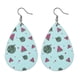 thumbnail image 5 of Pendientes de piel sintética ligeros de 48 colores para mujer, estilo 02-11, 5 of 5