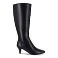 thumbnail image 3 of IMPO Womens Black Comfort Namora Kitten Heel Zip-Up Heeled Boots 7.5 W WC, 3 of 4