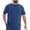 Blue, variant on Zimjoy Big and Tall Men's Short Sleeve Tees Plus Size Tshirts Crew Neck Loose Solid Color Summer Casual Basic Tops White L