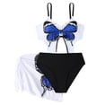 thumbnail image 5 of Piuwrlz Kids Girls Swimsuit 8 Years Girl Swimwear Beach Swimming Suit Blue Size 8 Years, 5 of 10