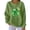 C#Green, variant on Saint Patricks Day Outfit Women Ribbed Long Sleeve Tops Green Irish Shamrock Print Sweatshirt Drop Shoulder Casual Pullover