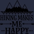 thumbnail image 3 of CafePress - Hiking Makes Me Happy Sweatshirt - Kids Hooded Sweatshirt, Classic Hoodie, 3 of 4
