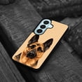 thumbnail image 4 of WIRESTER Shockproof Soft Rubber Cover Case for Samsung Galaxy S26+ / S26 Plus 6.7" 2026, Black Tan German Shepherd Dog On Sunset Background, 4 of 5